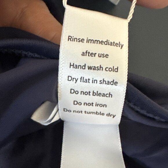 Andie Nantucket XXXL Tall US 20 Navy 1 Piece Swimsuit NWT One Shoulder 9553 - Picture 12 of 15